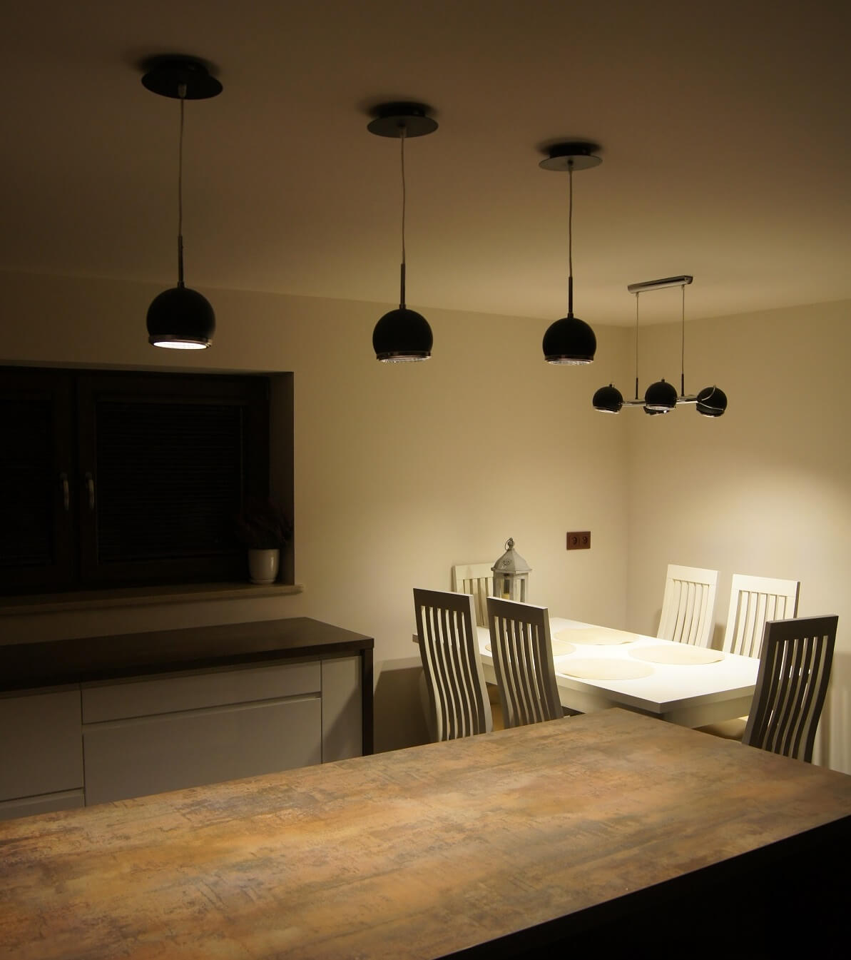 Lampy do kuchni nad stół i blat
